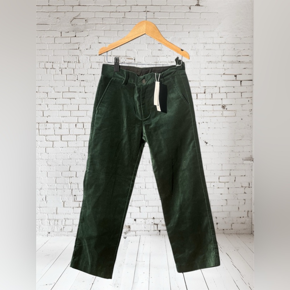 Janie and Jack Green Kids Pants
